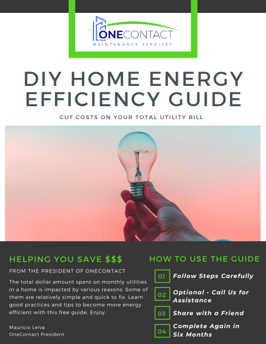 DIY Energy Saving Efficiency Checklist to Save on your home maintenance utility bill